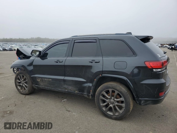 2016 Jeep Grand Cherokee Limited 75th Anniversary with VIN 1C4RJFBG6GC360609, listed as a Copart auction lot 50035315 with Not Provided miles and Salvage Title. Bid and sale history available at DreamBid. Image 2.