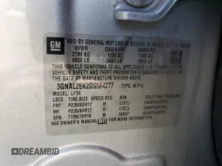2013 Chevrolet Captiva Sport LS with VIN 3GNAL2EK2DS584277, listed as a Copart auction lot 73229774 with 159,227 mi miles and Clean Title. Bid and sale history available at DreamBid. Image 13.