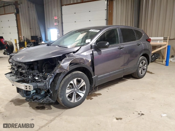 2020 Honda CR-V LX with VIN 5J6RW2H25LL018367, listed as a Copart auction lot 53148585 with 47,574 mi miles and Salvage Title. Bid and sale history available at carsss.com. Image 1.