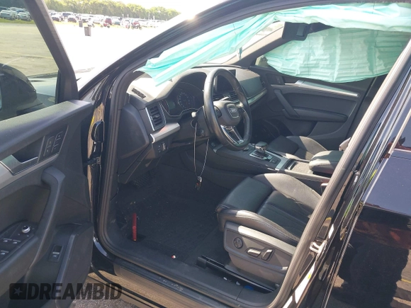 2020 Audi Q5 Premium with VIN WA1ANAFY2L2085872, listed as a IAAI auction lot 42354349 with 67,682 mi miles and . Bid and sale history available at DreamBid. Image 5.