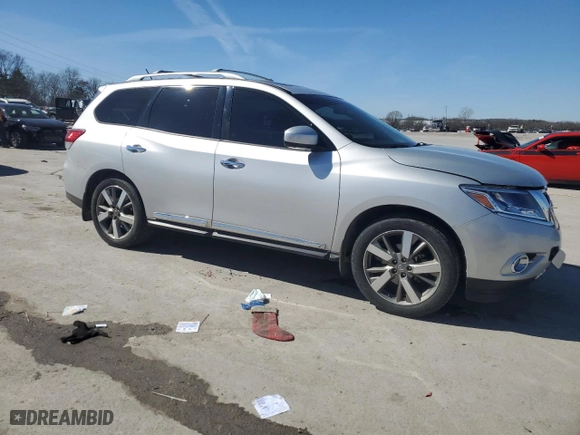 2015 Nissan Pathfinder Platinum with VIN 5N1AR2MN0FC608647, listed as a Copart auction lot 47306115 with 147,247 mi miles and Clean Title. Bid and sale history available at carsss.com. Image 4.