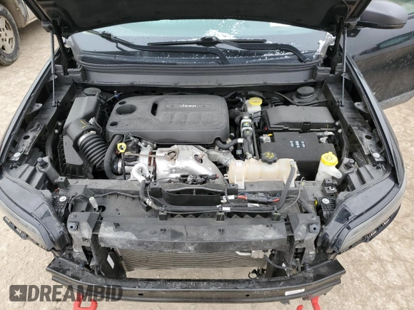 2020 Jeep Cherokee Trailhawk z VIN 1C4PJMBN6LD518073, wystawiony jako Copart lot #43611095 z przebiegiem 39 947 mil mil oraz Szkoda całkowita • Salvage title. Historia ofert i sprzedaży dostępna na DreamBid. Obrazek 12.