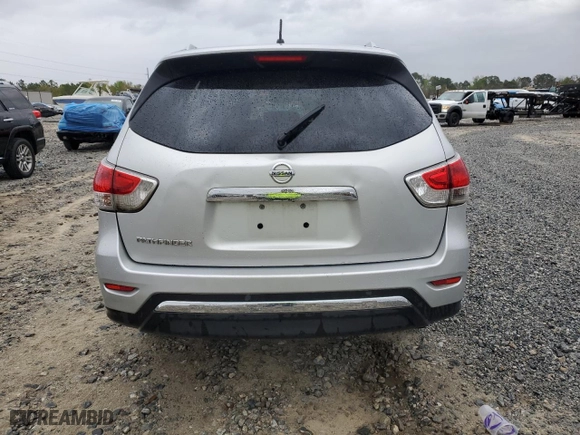 2016 Nissan Pathfinder S with VIN 5N1AR2MN2GC616346, listed as a Copart auction lot 49992455 with 151,624 mi miles and Salvage Title. Bid and sale history available at carsss.com. Image 6.