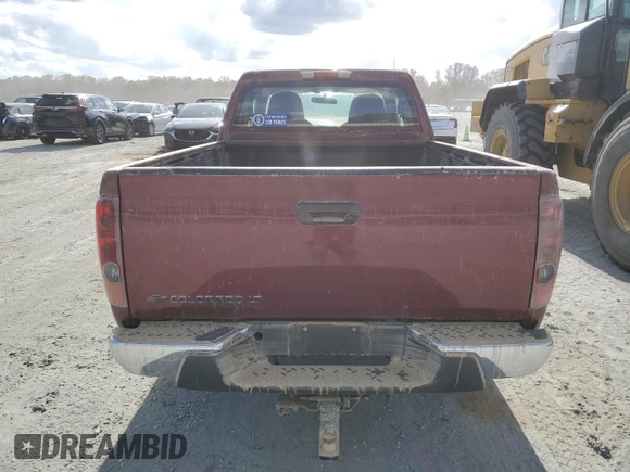 2007 Chevrolet Colorado Work Truck with VIN 1GCDT19E678185650, listed as a Copart auction lot 75132264 with 0 mi miles and Non Repairable. Bid and sale history available at carsss.com. Image 6.