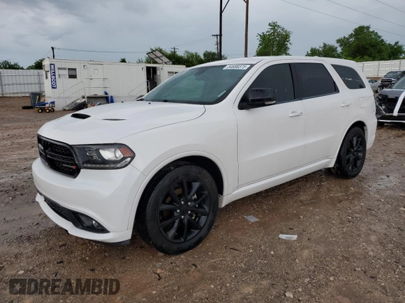 2018 Dodge Durango GT with VIN 1C4RDHDGXJC239640, listed as a Copart auction lot 54688375 with 97,402 mi miles and Salvage title. Bid and sale history available at DreamBid. Image 1.