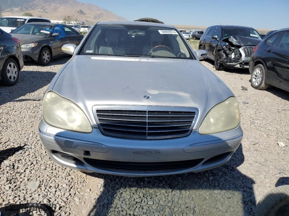 2006 Mercedes-Benz S-Class 5.0L with VIN WDBNG84J36A465246, listed as a Copart auction lot 68809814 with 0 mi miles and Salvage Title. Bid and sale history available at carsss.com. Image 5.