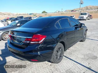 2014 Honda Civic Sedan LX with VIN 19XFB2F55EE251808, listed as a IAAI auction lot 41636636 with 134,544 mi miles. Bid and sale history available at carsss.com. Image 4.