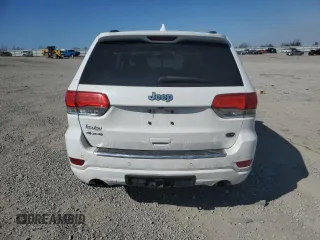 2017 Jeep Grand Cherokee Overland with VIN 1C4RJFCG9HC633011, listed as a Copart auction lot 48596125 with 0 mi miles and Salvage Title. Bid and sale history available at carsss.com. Image 6.