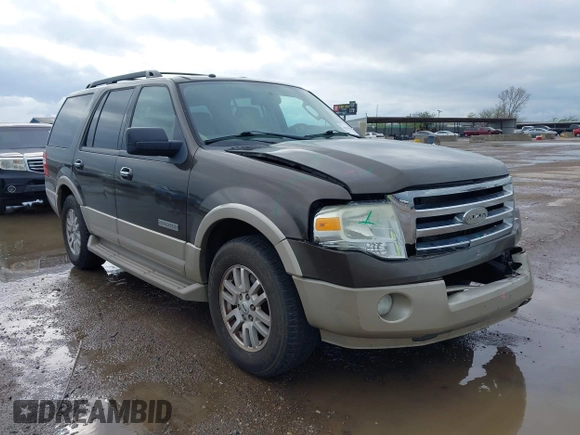 2008 Ford Expedition Eddie Bauer with VIN 1FMFU17598LA72780, listed as a IAAI auction lot 41918314 with 223,411 mi miles and . Bid and sale history available at DreamBid. Image 1.