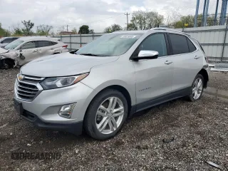2019 Chevrolet Equinox Premier z VIN 3GNAXYEXXKL165488, wystawiony jako Copart lot #55023895 z przebiegiem 31 642 mil mil oraz Szkoda całkowita • Salvage title. Historia ofert i sprzedaży dostępna na DreamBid. Obrazek 1.