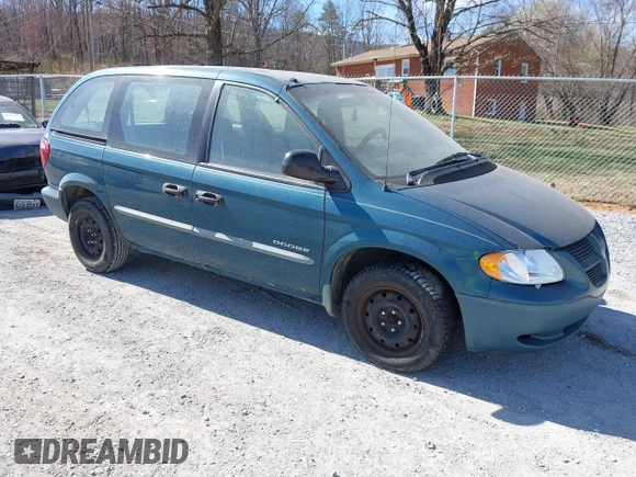2001 Dodge Caravan with VIN 1B8GP25B21B100862, listed as a IAAI auction lot 41824849 with 159,930 mi miles and . Bid and sale history available at DreamBid. Image 1.