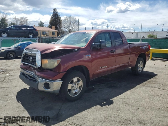 2008 Toyota Tundra with VIN 5TFBV54138X039226, listed as a Copart auction lot 54946555 with 119,825 mi miles and Salvage title. Bid and sale history available at DreamBid. Image 1.