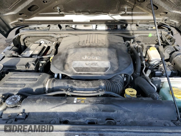 2018 Jeep Wrangler Unlimited Sport with VIN 1C4BJWDG8JL809519, listed as a Copart auction lot 50835455 with 89,962 mi miles and Salvage title. Bid and sale history available at DreamBid. Image 14.