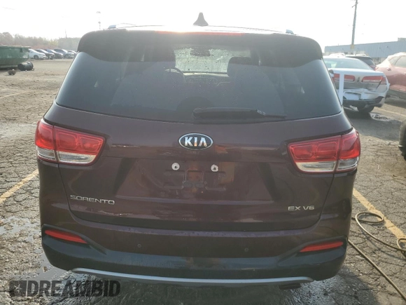 2017 Kia Sorento EX with VIN 5XYPHDA52HG250659, listed as a Copart auction lot 78001594 with Not Provided miles and Clean Title. Bid and sale history available at DreamBid. Image 6.