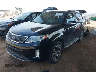 2014 Kia Sorento SX Limited with VIN 5XYKWDA77EG518912, listed as a IAAI auction lot 41865341 with 125,867 mi miles. Bid and sale history available at carsss.com. Image 2.