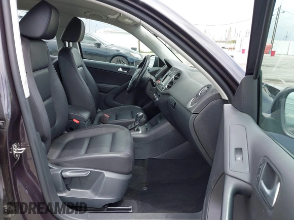 2016 Volkswagen Tiguan S with VIN WVGBV7AX6GW558257, listed as a IAAI auction lot 42185141 with 107,894 mi miles and . Bid and sale history available at DreamBid. Image 5.