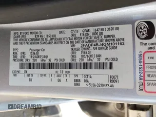 2016 Ford Fiesta SE with VIN 3FADP4BJ4GM101162, listed as a IAAI auction lot 42240414 with 216,099 mi miles and . Bid and sale history available at DreamBid. Image 9.