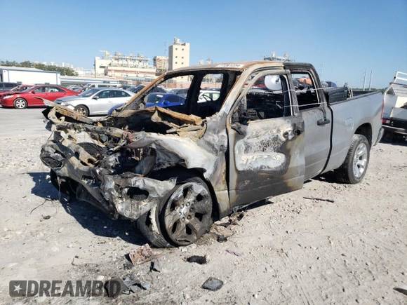2024 Ram 1500 Tradesman with VIN 1C6SRECG1RN164496, listed as a Copart auction lot 77261234 with Not provided miles and Salvage title. Bid and sale history available at DreamBid. Image 1.