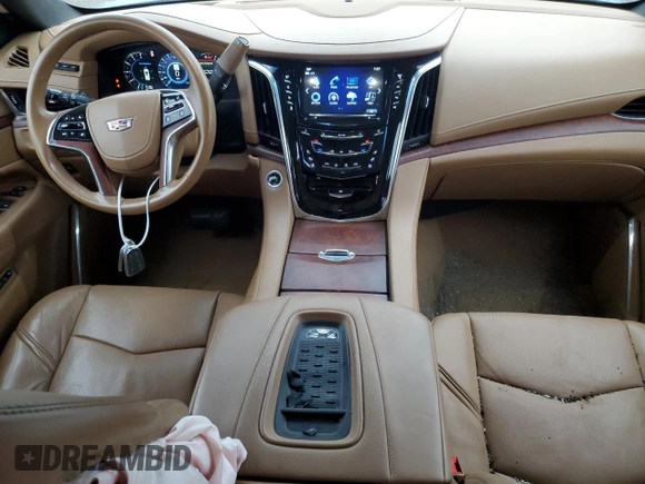 2017 Cadillac Escalade Platinum z VIN 1GYS4DKJ5HR186324, wystawiony jako Copart lot #53880955 z przebiegiem 97 166 mil mil oraz Szkoda całkowita • Salvage title. Historia ofert i sprzedaży dostępna na DreamBid. Obrazek 8.