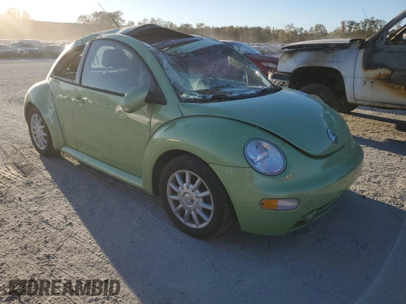 2005 Volkswagen New Beetle Coupe GLS with VIN 3VWCK31C05M415337, listed as a Copart auction lot 76562154 with 113,317 mi miles and Salvage Title. Bid and sale history available at carsss.com. Image 4.
