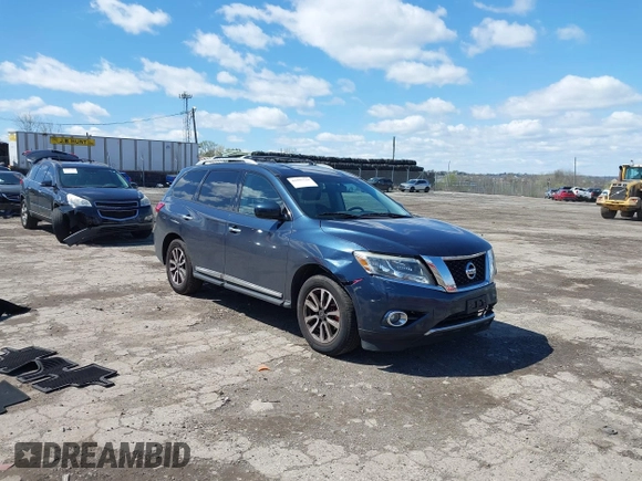 2013 Nissan Pathfinder SL z VIN 5N1AR2MM6DC643665, wystawiony jako IAAI lot #41995720 z przebiegiem 165 919 mil mil oraz . Historia ofert i sprzedaży dostępna na DreamBid. Obrazek 1.