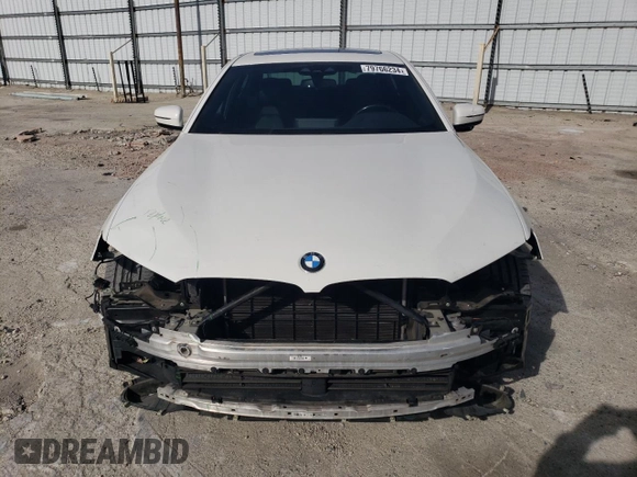 2020 BMW 5 Series 530e with VIN WBAJA9C0XLCD71591, listed as a Copart auction lot 79766234 with 115,358 mi miles and Salvage Title. Bid and sale history available at DreamBid. Image 5.