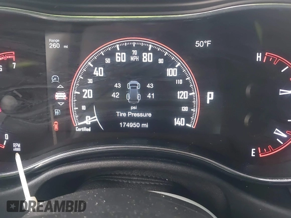 2016 Dodge Durango Special Service with VIN 1C4SDJFT5GC456024, listed as a IAAI auction lot 41976129 with 174,950 mi miles and . Bid and sale history available at carsss.com. Image 7.