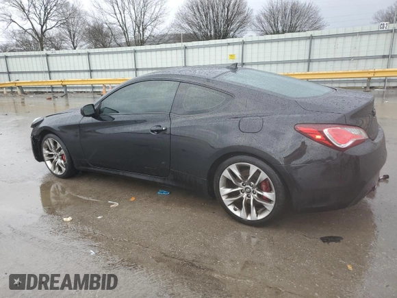 2014 Hyundai Genesis Coupe 2.0T with VIN KMHHT6KD1EU116459, listed as a Copart auction lot 86308684 with 126,492 mi miles and Salvage title. Bid and sale history available at DreamBid. Image 2.