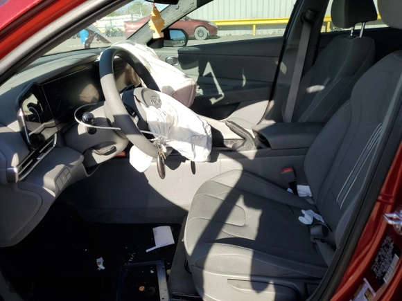 2024 Hyundai Elantra SEL with VIN KMHLM4DG7RU761240, listed as a Copart auction lot 54633445 with 6,782 mi miles and Salvage Title. Bid and sale history available at carsss.com. Image 7.