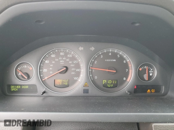 2008 Volvo XC90 I6 with VIN YV4CZ982581469021, listed as a Copart auction lot 58798325 with 156,462 mi miles and Salvage title. Bid and sale history available at DreamBid. Image 9.