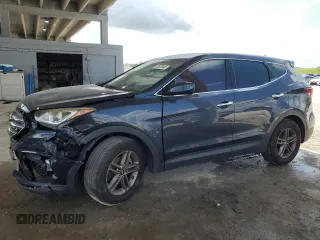 2017 Hyundai Santa Fe 2.4L with VIN 5XYZTDLB5HG394670, listed as a Copart auction lot 58570945 with 207,923 mi miles and Salvage title. Bid and sale history available at DreamBid. Image 1.
