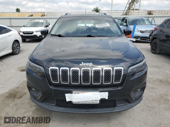 2019 Jeep Cherokee Latitude Plus z VIN 1C4PJMLB9KD393699, wystawiony jako Copart lot #56906055 z przebiegiem 52 674 mil mil oraz Szkoda całkowita • Salvage title. Historia ofert i sprzedaży dostępna na DreamBid. Obrazek 5.