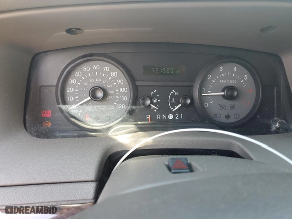 2007 Mercury Grand Marquis GS with VIN 2MEFM74V27X611848, listed as a Copart auction lot 72004424 with 93,152 mi miles and Salvage Title. Bid and sale history available at carsss.com. Image 9.