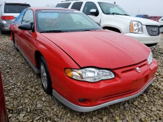2002 Chevrolet Monte Carlo SS with VIN 2G1WX15K929335538, listed as a Copart auction lot 37549594 with 61,286 mi miles and Salvage Title. Bid and sale history available at carsss.com. Image 4.