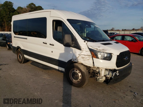 2019 Ford Transit Passenger XL with VIN 1FBAX2CM7KKA91385, listed as a Copart auction lot 85229844 with 62,094 mi miles and Salvage Title. Bid and sale history available at carsss.com. Image 4.