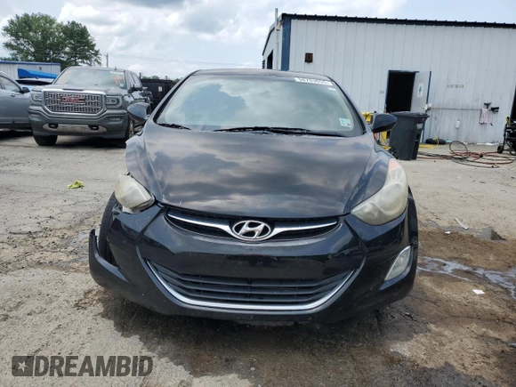 2013 Hyundai Elantra GLS with VIN KMHDH4AE5DU753769, listed as a Copart auction lot 58763055 with 108,331 mi miles and Salvage title. Bid and sale history available at DreamBid. Image 5.