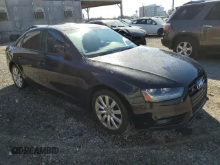 2014 Audi A4 Premium with VIN WAUAFAFL4EN027395, listed as a Copart auction lot 46329005 with 113,915 mi miles and Salvage Title. Bid and sale history available at carsss.com. Image 4.