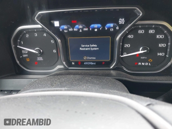 2021 GMC Sierra 1500 AT4 with VIN 1GTP9EED9MZ254983, listed as a IAAI auction lot 41617553 with 49,098 mi miles. Bid and sale history available at carsss.com. Image 7.