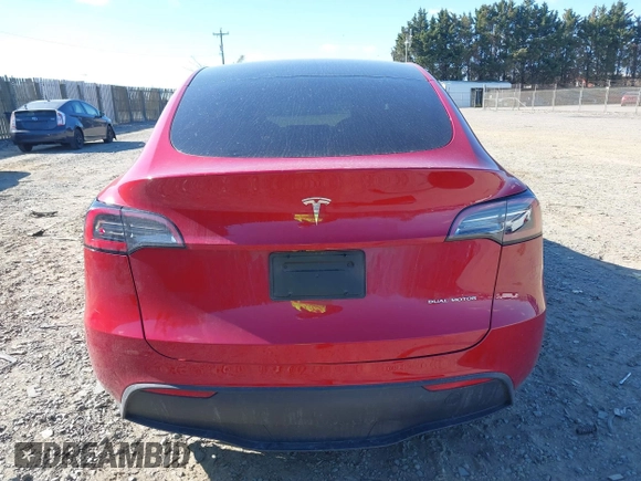2023 Tesla Model Y Long Range with VIN 7SAYGDEE8PA121218, listed as a IAAI auction lot 41888923 with 34,796 mi miles. Bid and sale history available at carsss.com. Image 17.