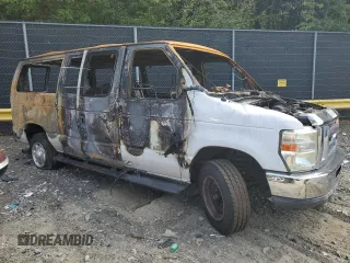 2011 Ford Econoline Passenger XL with VIN 1FBNE3BL5BDA78418, listed as a Copart auction lot 70176784 with Not Provided miles and Salvage Title. Bid and sale history available at DreamBid. Image 4.