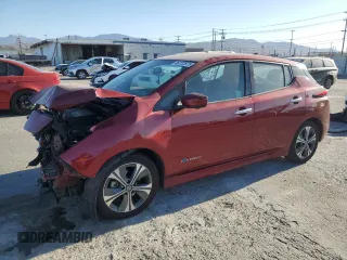 2018 Nissan LEAF SL with VIN 1N4AZ1CP4JC309016, listed as a Copart auction lot 88722875 with 59,146 mi miles and Salvage Title. Bid and sale history available at DreamBid. Image 1.
