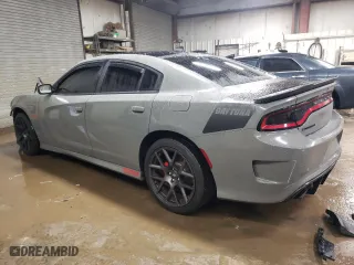 2018 Dodge Charger Daytona with VIN 2C3CDXCT4JH290390, listed as a Copart auction lot 43511525 with 69,390 mi miles and Salvage Title. Bid and sale history available at carsss.com. Image 2.