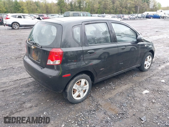 2006 Chevrolet Aveo LS with VIN KL1TD66616B591010, listed as a IAAI auction lot 42190348 with 26,240 mi miles and . Bid and sale history available at DreamBid. Image 4.