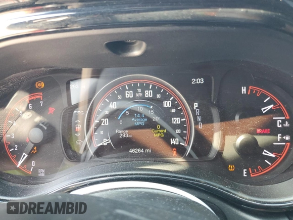 2021 Dodge Durango R/T with VIN 1C4SDHCT5MC626875, listed as a Copart auction lot 75697474 with 46,264 mi miles and Salvage Title. Bid and sale history available at DreamBid. Image 9.