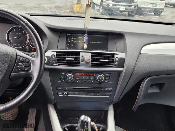 2013 BMW X3 xDrive28i with VIN 5UXWX9C51D0A23280, listed as a Copart auction lot 49898175 with 185,333 mi miles and Clean Title. Bid and sale history available at carsss.com. Image 9.