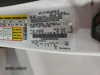 2013 Ford Fusion Titanium Hybrid with VIN 3FA6P0RU4DR334703, listed as a Copart auction lot 48821865 with 155,507 mi miles and Clean title. Bid and sale history available at DreamBid. Image 12.