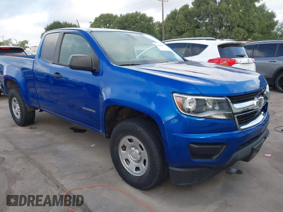 2018 Chevrolet Colorado 2WD Work Truck z VIN 1GCHSBEA8J1300911, wystawiony jako IAAI lot #42543557 z przebiegiem 73 896 mil mil oraz . Historia ofert i sprzedaży dostępna na DreamBid. Obrazek 1.