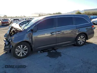2016 Honda Odyssey EX-L with VIN 5FNRL5H60GB004856, listed as a Copart auction lot 50616685 with 146,296 mi miles and Salvage Title. Bid and sale history available at carsss.com. Image 1.