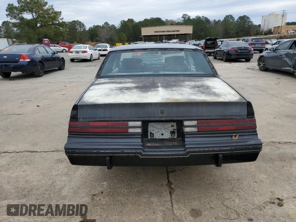 1987 Buick Regal with VIN 1G4GJ1179HP428886, listed as a Copart auction lot 88641365 with 1,648 mi miles and Clean Title. Bid and sale history available at DreamBid. Image 6.