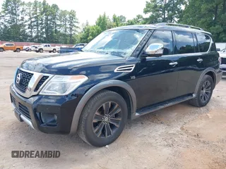 2017 Nissan Armada Platinum with VIN JN8AY2NF4H9303610, listed as a IAAI auction lot 42627619 with 122,727 mi miles and . Bid and sale history available at DreamBid. Image 17.